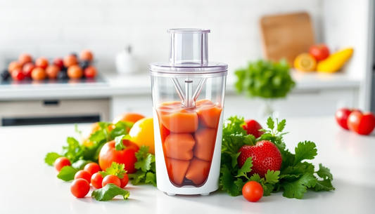 Unleash the Power of Healthy Blending with the 6-Blade Mini Juicer Cup Extractor Smoothie Blender from BlenderJuice.com