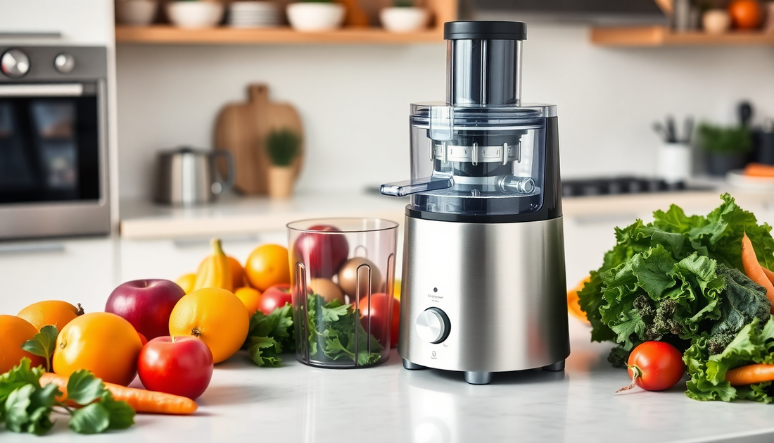 Unlock the Power of Healthy Juicing with the Large Caliber Multifunctional Slag Juice Separation Juicer from BlenderJuice.com