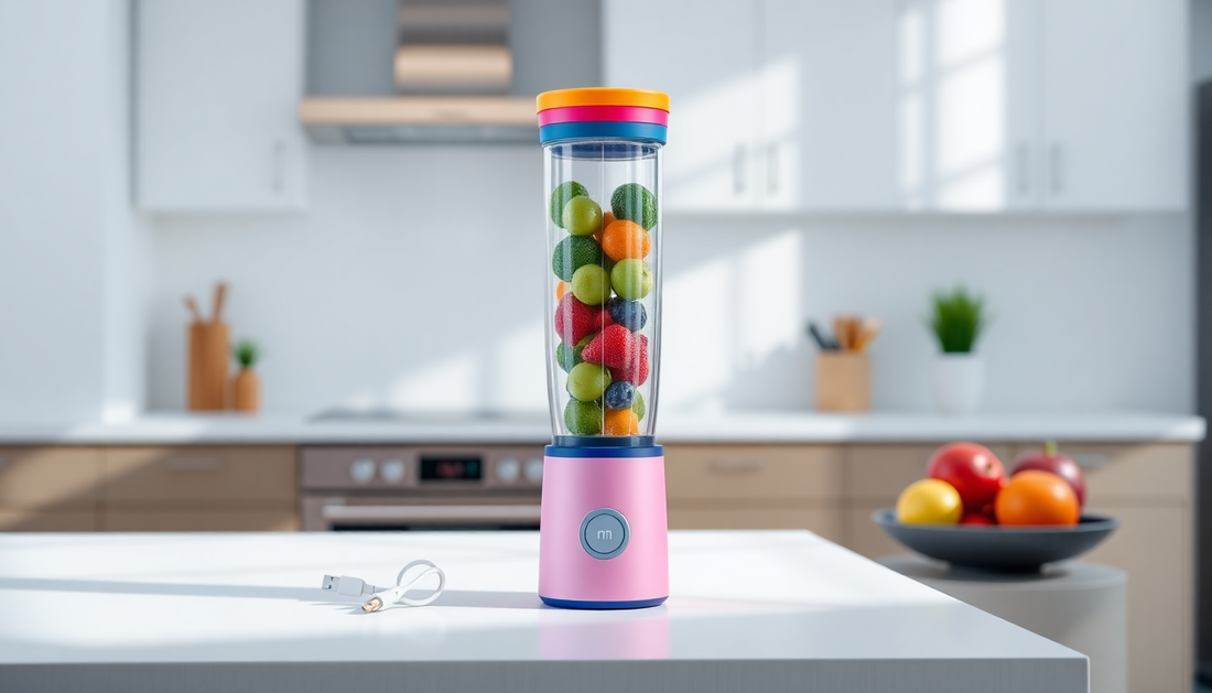 Revolutionize Your Healthy Lifestyle with the New Juice Cup Portable Multi-function USB Charging Kitchen Appliance from BlenderJuice.com