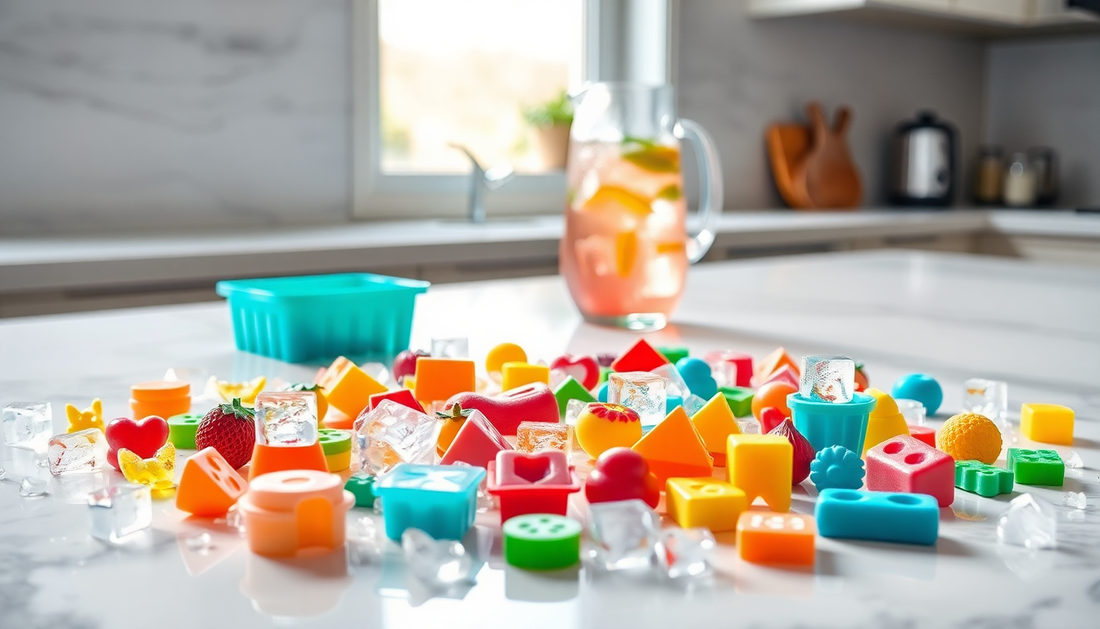 Elevate Your Drinks and Dishes with the Versatile Kitchen Creative Ice Cube Mold Silicone Tray