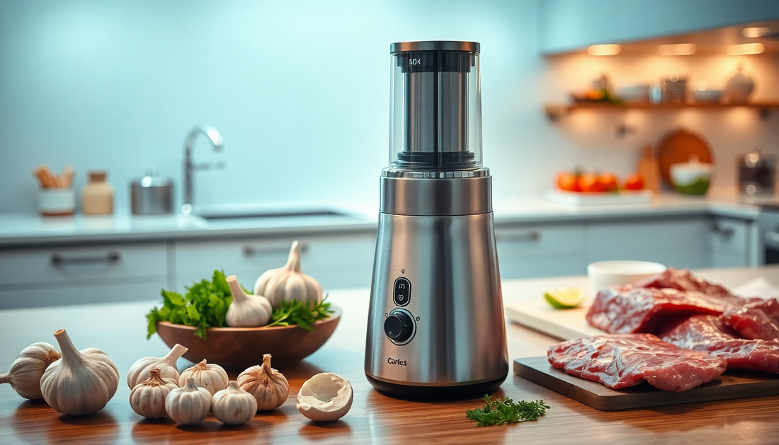 Elevate Your Cooking with the Electric Garlic Masher Multifunctional Meat Grinder from BlenderJuice.com