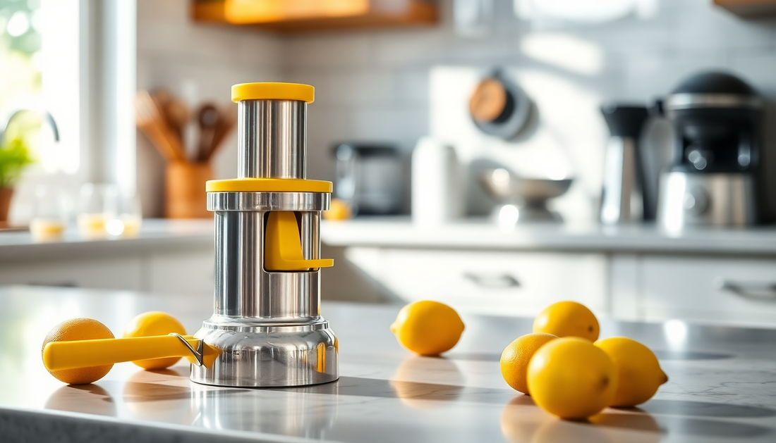 Unlock the Power of Citrus: Discover the Manual Lemon Juicer at BlenderJuice.com