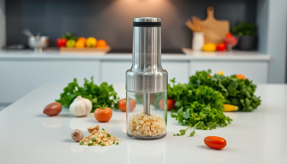 Unlock the Power of Manual Chopping with the Garlic Chopper from BlenderJuice.com