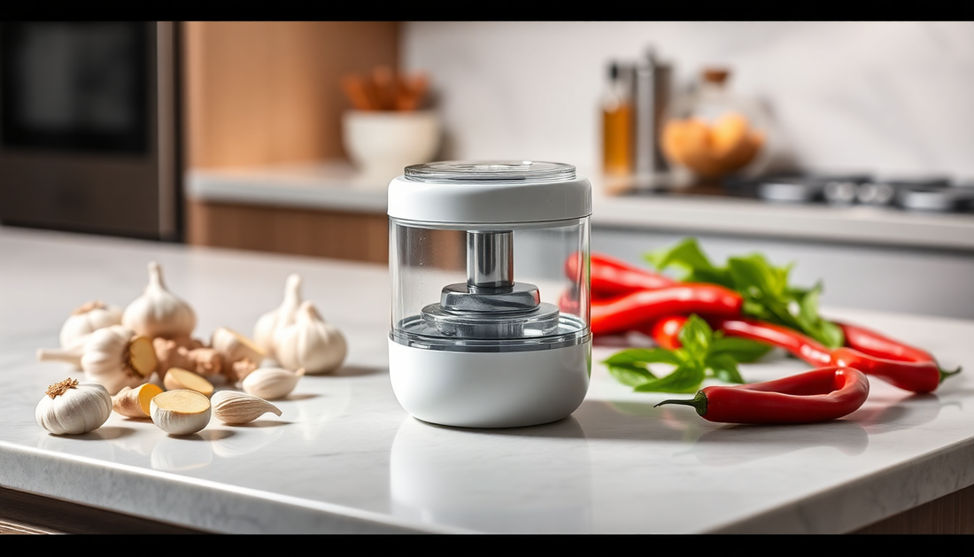 Revolutionize Your Kitchen with the Mini Electric Garlic Chopper from BlenderJuice.com