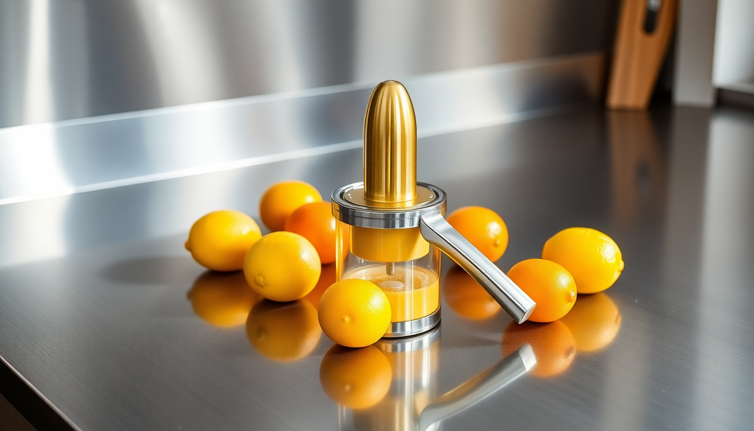 Squeeze the Most Out of Your Citrus with the Perfect Hand Press Lemon Squeezer from BlenderJuice.com