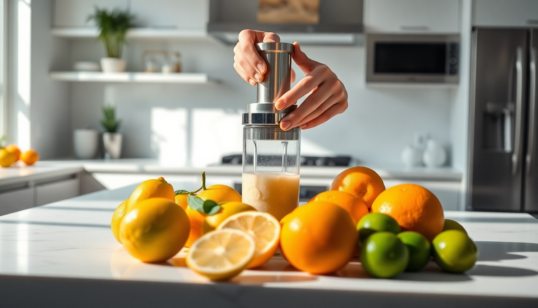 Unleash the Power of Citrus: Discover the Lemon Orange Juicer at BlenderJuice.com