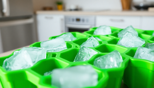 Elevate Your Drinks with Honeycomb Ice Cube Maker Trays from BlenderJuice.com