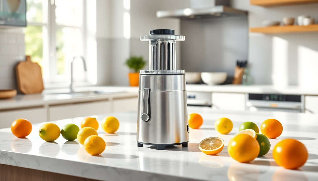 Unlock the Power of Healthy Juicing with BlenderJuice.com's Portable Aluminum Alloy Manual Juicer