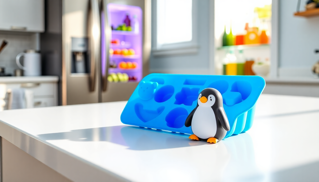 Chill Out with the Coolest Ice Cube Trays: Discover the Creative Ice Box Polar Bear Penguin Ice Tray Set at BlenderJuice.com