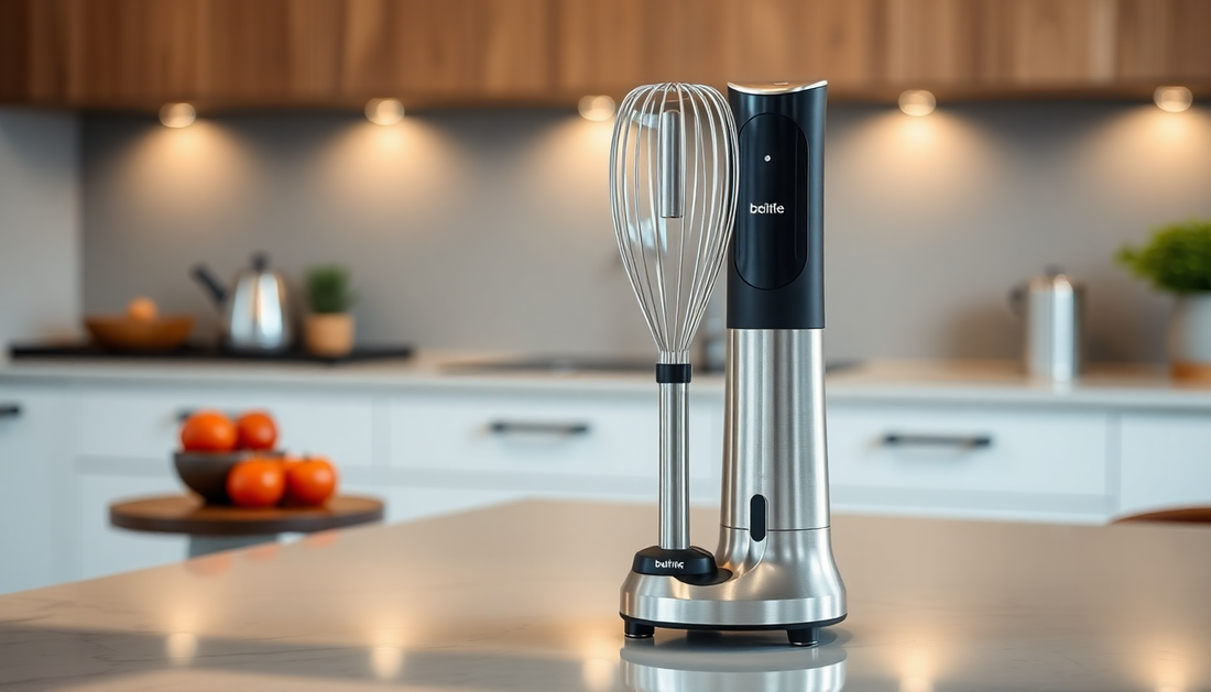 Discover the Power of Stainless Steel Electric Whisk Coffee Blender at BlenderJuice.com