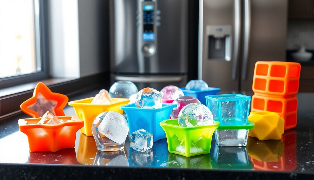 Elevate Your Beverages and Culinary Creations with Silicone and Plastic Ice Moulds from BlenderJuice.com