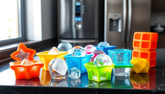 Elevate Your Beverages and Culinary Creations with Silicone and Plastic Ice Moulds from BlenderJuice.com