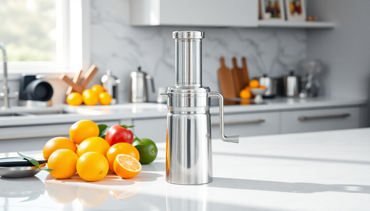 Elevate Your Kitchen Game with Manual Lemon Juicers and Stainless Steel Graters from BlenderJuice.com