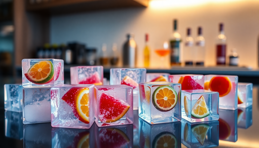 Elevate Your Beverages with the Silicone Ice Cube Mould from BlenderJuice.com