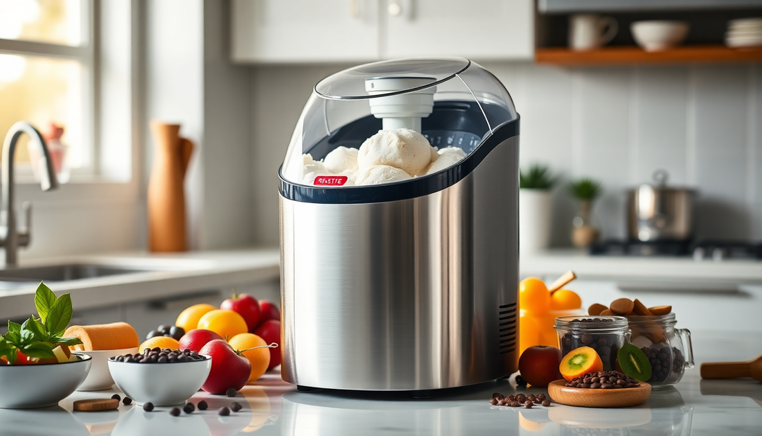 Discover the Delightful World of Desserts with the Dessert Maker Electric Ice Cream Making Machine at BlenderJuice.com