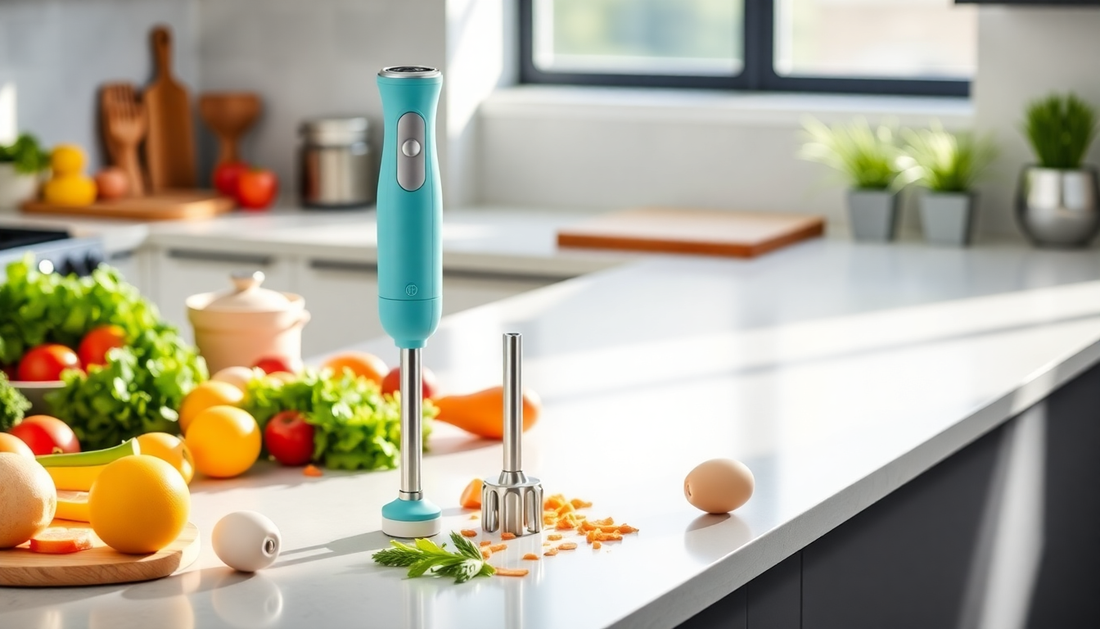 Revolutionize Your Kitchen with the 3-in-1 Electric Hand Blender from BlenderJuice.com