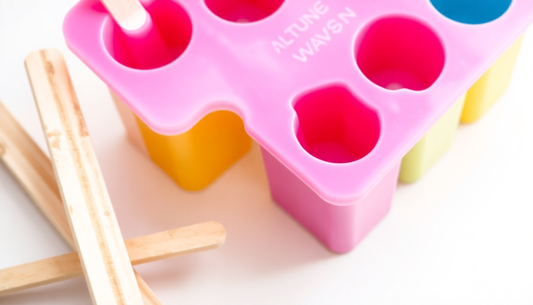 Unlock the Joys of Homemade Popsicles with the 8 Hole Silicone Ice Cream Mold from BlenderJuice.com