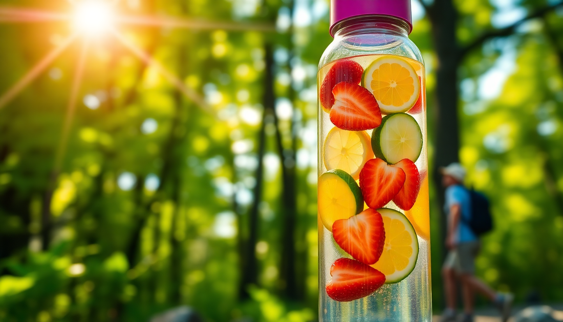 Unlock the Power of Fruit-Infused Hydration with the Free Fruit Infuser Juice Shaker Bottle from BlenderJuice.com