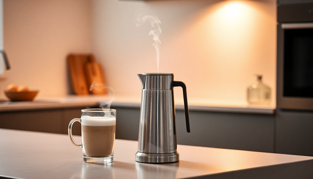 Elevate Your Coffee Game with the Electric Milk Frother from BlenderJuice.com