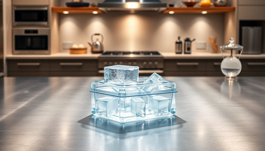 Revolutionize Your Kitchen with the Large Capacity Ice Storage Household Pressing Ice Block Mold from BlenderJuice.com