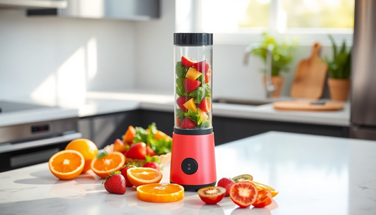 Discover the Power of Portable Blending with the Rechargeable USB Fruit Juicer Blender from BlenderJuice.com