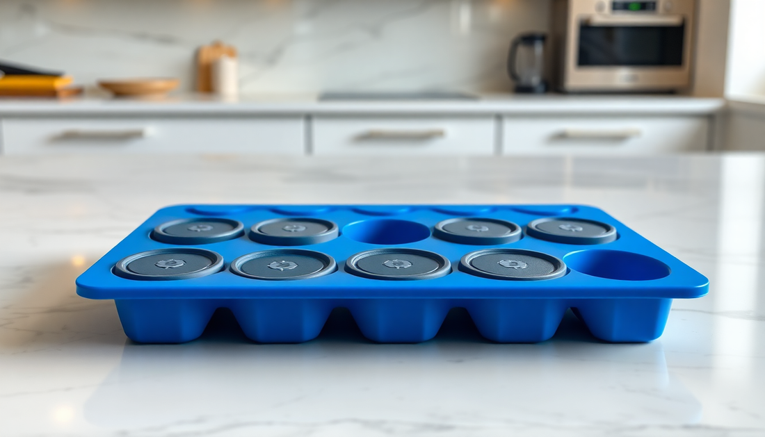 Elevate Your Kitchen with the Silicone Ice Hockey Pot Two-in-one Ice Tray Mold from BlenderJuice.com