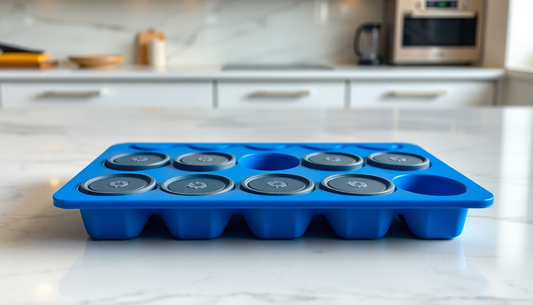 Elevate Your Kitchen with the Silicone Ice Hockey Pot Two-in-one Ice Tray Mold from BlenderJuice.com