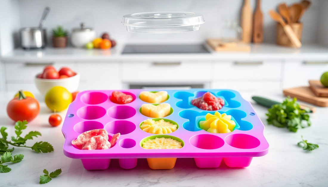 Unlock the Power of Healthy Supplements with the Creative Silicone Food Supplement Ice Tray at BlenderJuice.com