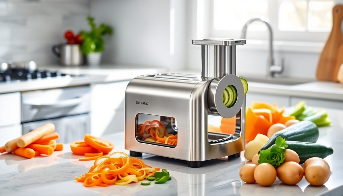 Revolutionize Your Kitchen with the Versatile Food Slicer 3 In 1 Potato Spiralizer from BlenderJuice.com