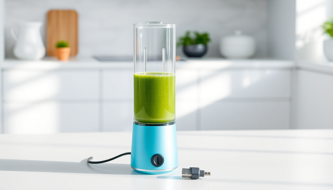 Unlock the Power of Healthy Blending with the 400ML Mini Portable Blender from BlenderJuice.com