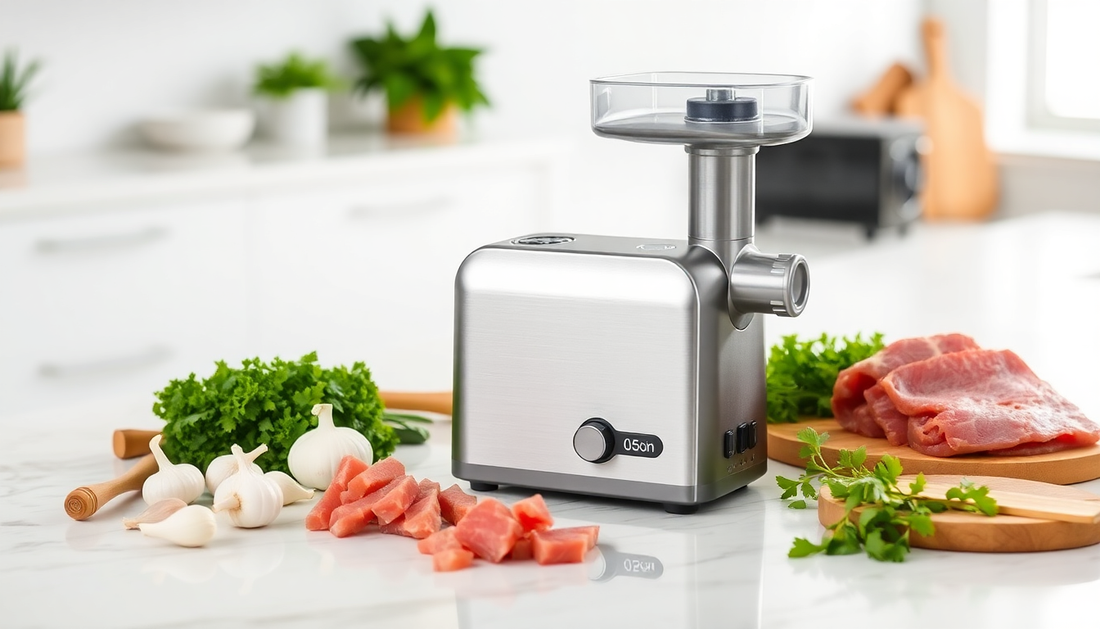 Elevate Your Kitchen with the Electric Mini Small Meat Grinder from BlenderJuice.com