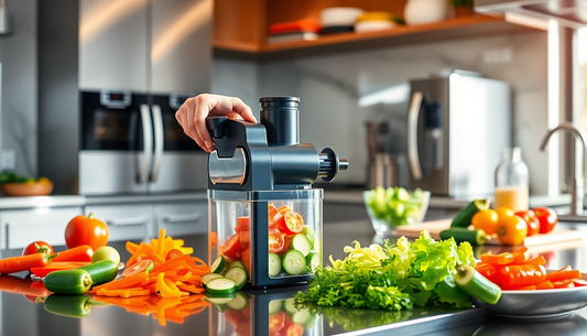 Unlock the Power of Fresh Ingredients with the Factory Multi-function Hand-cranked Vegetable Cutter