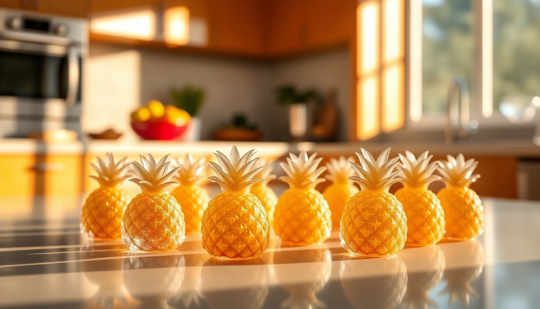 Elevate Your Drinks with Pineapple Flair: Discover the Versatile Pineapple Silicone Ice Cube Maker at BlenderJuice.com