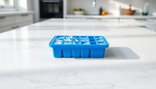 Elevate Your Beverages with the Household Square Silicone Pressed Ice Tray Mold from BlenderJuice.com