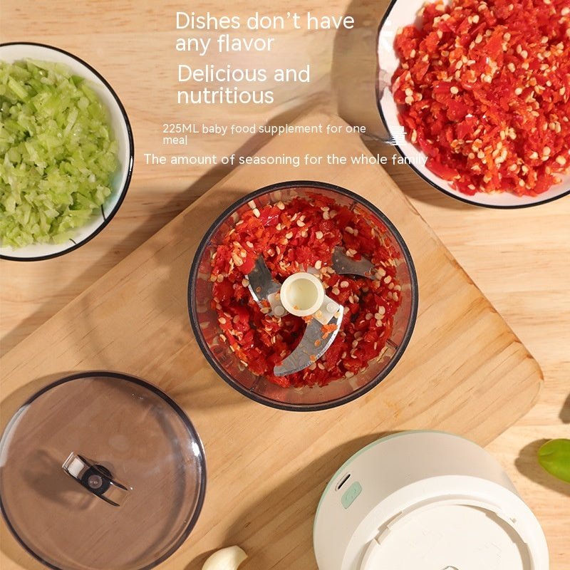 Mini Meat Grinder Household Electric Small Mixer Mincing