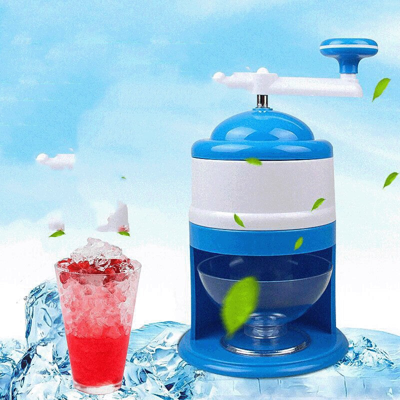 Portable Manual Ice Crushers Hand Crank Ice Shaver Shave Ice Machine Smoothie Maker