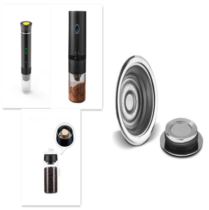 Electric Grinder Coffee Travel Handy 3 In1 Espresso Portable Coffee
