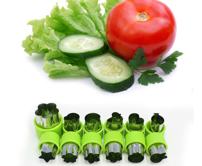 Vegetable Fruit Flowers Cartoon Cutter Mold Shape Tools