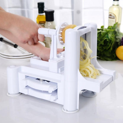 Multi-function Hand-rotating Push-type Vegetable Cutter