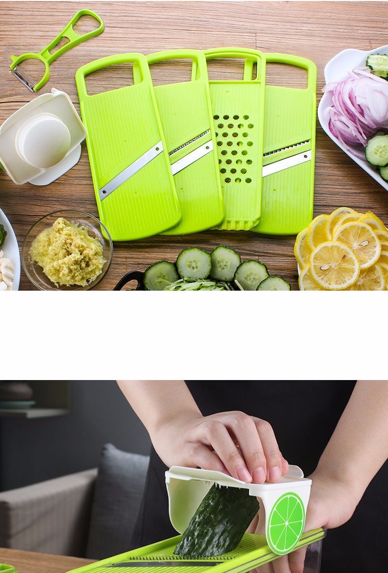 Multifunction kitchen tools vegetable wave cutter