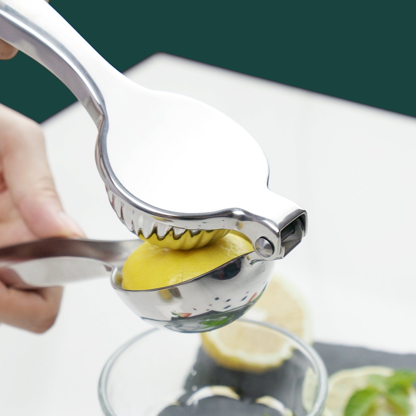 Stainless Steel 304 Fruit Juicer Lemon Clip Manual Lemon Press