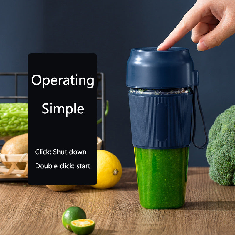 Large-Capacity Portable Juicer Cup With Simple Wireless Charging