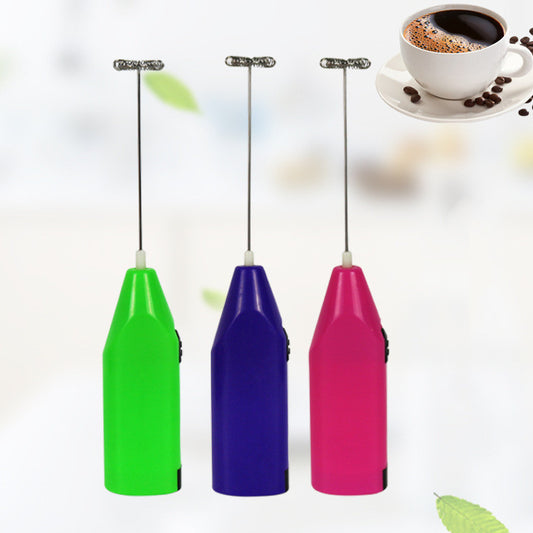 Hand-Held Electric Milk Whisk With Goat's Milk