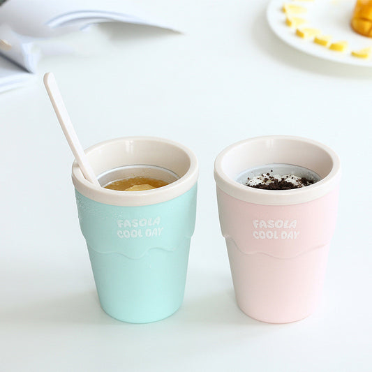 Slushy Mug Magic Slush Ice Maker Machine Freeze Cup for Household DIY