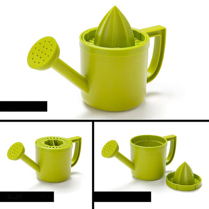 Peleg Manual Hand Juicer Green Plastic Squeezer with Pourer for Lemon or Citrus