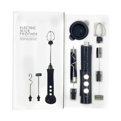 New Product Rechargeable Electric Milk Frothier Stainless Steel Mixer