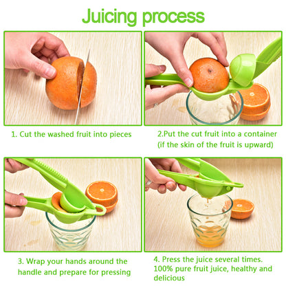 Household Manual Fruit Juicer Plastic Lemon Squeezer