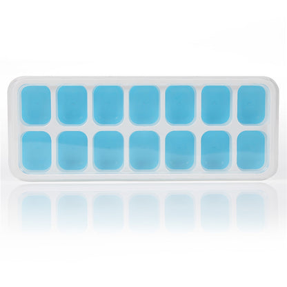 Creative Silicone Ice Tray With Lid Mold Food Grade