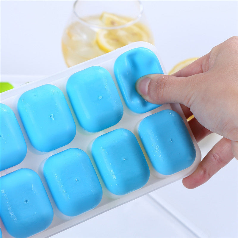 Creative Silicone Ice Tray With Lid Mold Food Grade