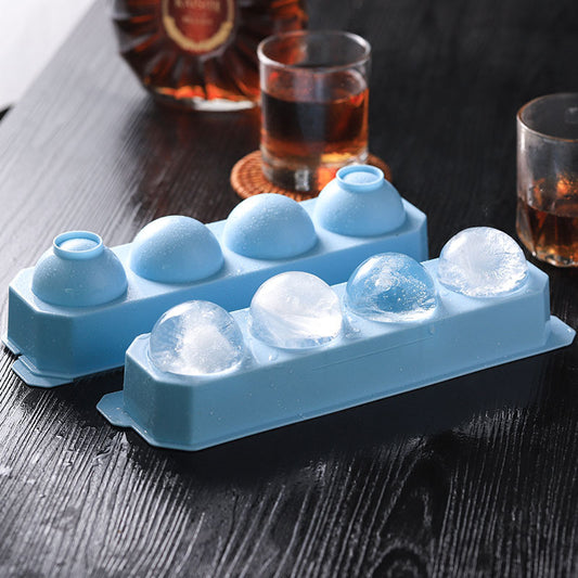 Large Ice Tray Maker Spherical Silicone Box